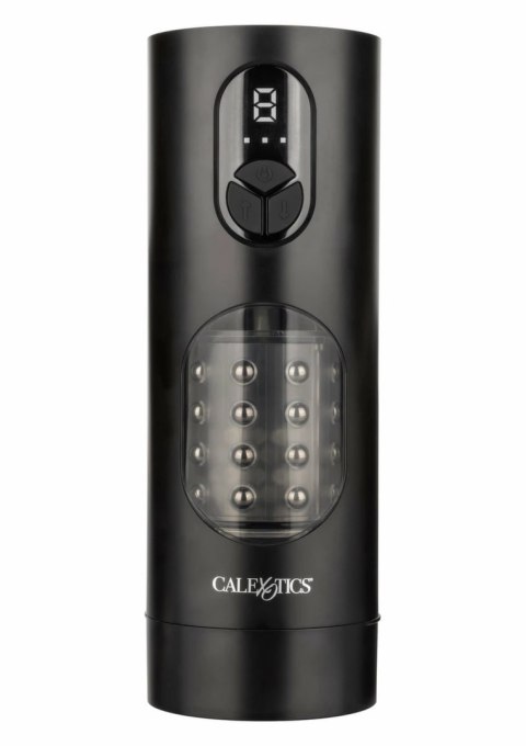CalExotics Bionic Beaded Power Stroker - maszyna intymna z ruchomymi koralikami, USB-C