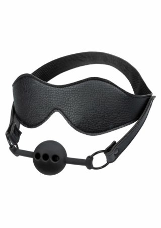 CalExotics Eye Mask & Oddychający Ustnik z Silikonu - Zestaw Komfortowy