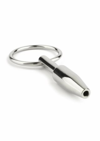 Mini Fucker Open Plug - kompaktowy anatomiczny korek silikonowy czarny