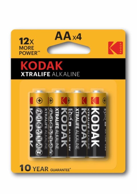 Kodak XTRALIFE Alk AA 20x4 - Zestaw 80 baterii alkalicznych