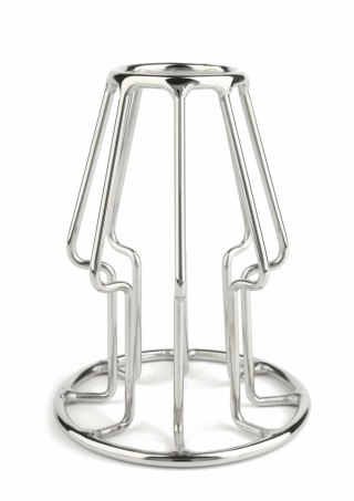 Mr. Steel Trapezoid Plug Medium stalowy, geometryczny, średni rozmiar