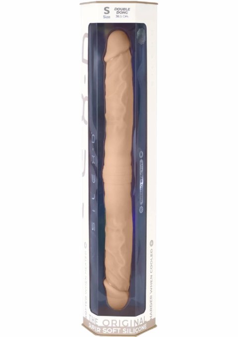 Silex Double Dong 15'' silikonowy dwustronny, elastyczny, cielisty
