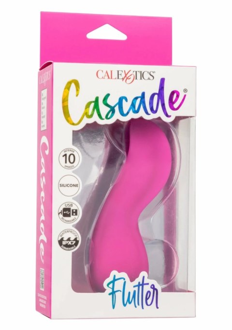 CalExotics Cascade Flutter - masażer intymny z 10 trybami wibracji, elastyczny