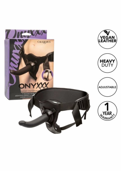 CalExotics Onyxxx Support Strap z silikonową sondą 7" i regulowaną uprzężą