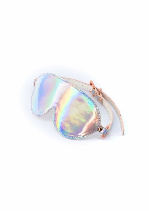 Cosmo Bondage Blindfold opaska holograficzna regulowana vinyl