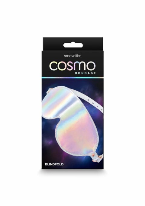 Cosmo Bondage Blindfold opaska holograficzna regulowana vinyl