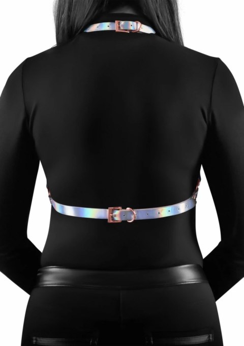 Cosmo Harness Crave - uprząż na klatkę piersiową, regulowana, winylowa S/M