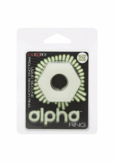Alpha Sexagon Ring silikonowy świecący w ciemności, elastyczny, 716770109149
