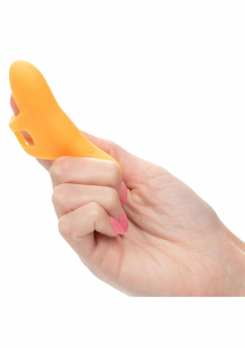 CalExotics Neon Vibes The Pleasure Vibrator silikonowy mini masażer palcowy 10 trybow
