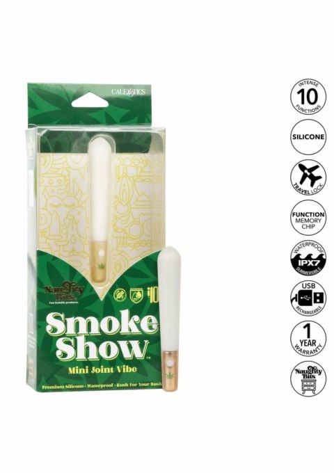 CalExotics Naughty Bits Smoke Show Mini Joint Vibrator kompaktowy 10 trybow
