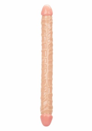 CalExotics Size Queen Double Dong 17 inch - podwojny model, elastyczny 43 cm