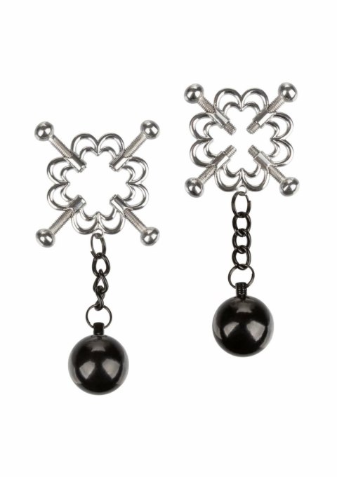 CalExotics 4-Point Weighted Nipple Press - regulowany system z obciążeniem