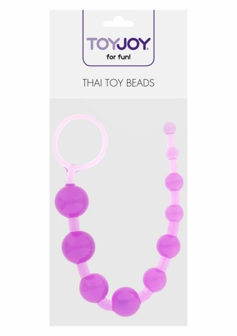 ToyJoy Thai Toy Beads kulki intymne silikonowe czarne 21 cm