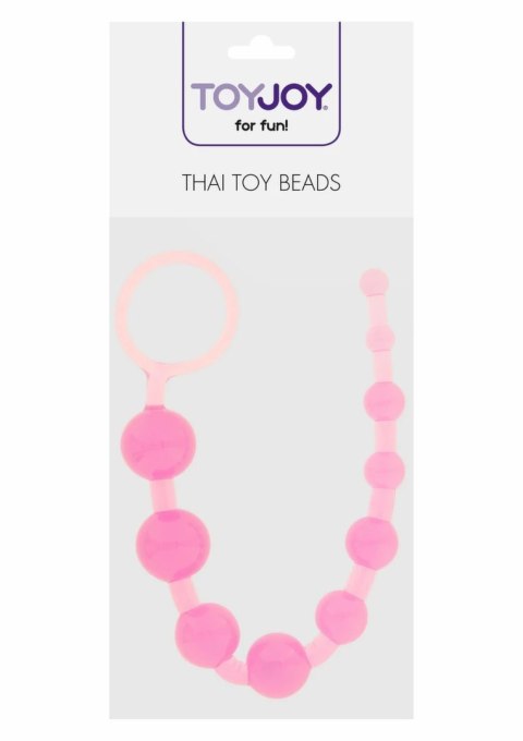 ToyJoy Thai Toy Beads kulki intymne silikonowe czarne 21 cm