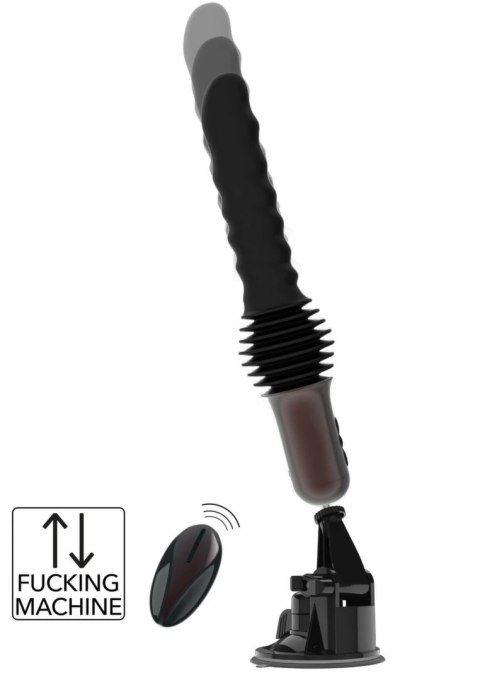 Hidden Desire Anal Power Thrusting Vibrator - model z funkcją ruchu posuwistego, 37 cm