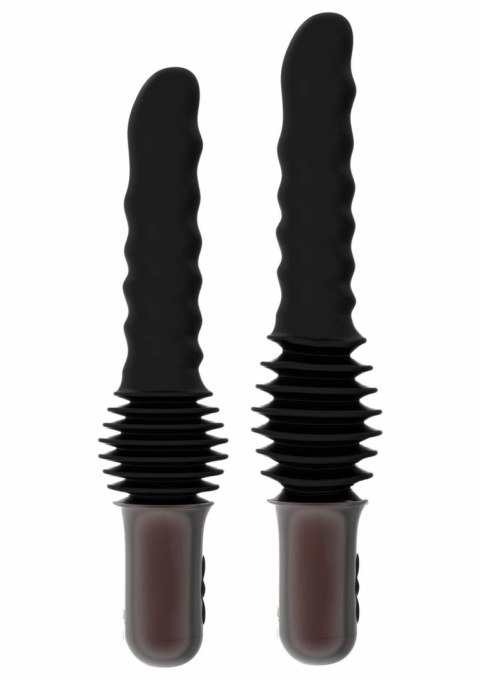 Hidden Desire Anal Power Thrusting Vibrator - model z funkcją ruchu posuwistego, 37 cm