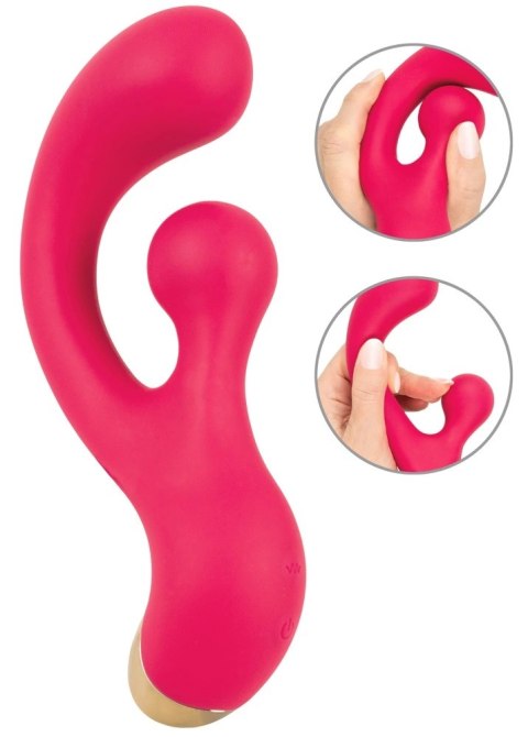 Sweet Smile G-Spot Vibrator z rotacją i podwojną mocą, fioletowy 18 cm