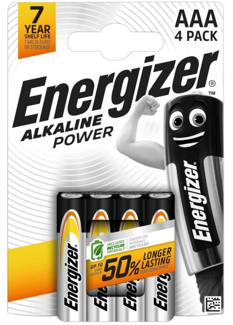 Energizer Baterie Alkaliczne AAA 1,5V 12x4 Wytrzymałe Do Urządzeń Elektronicznych