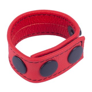 COCKY Pasek Regulowany Skorzany Model Red - Pasek Intymny 2,5 cm