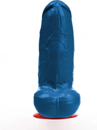 Fuck & Fist Freyr XL model niebieski 21 cm - anatomiczny element PVC z przyssawką
