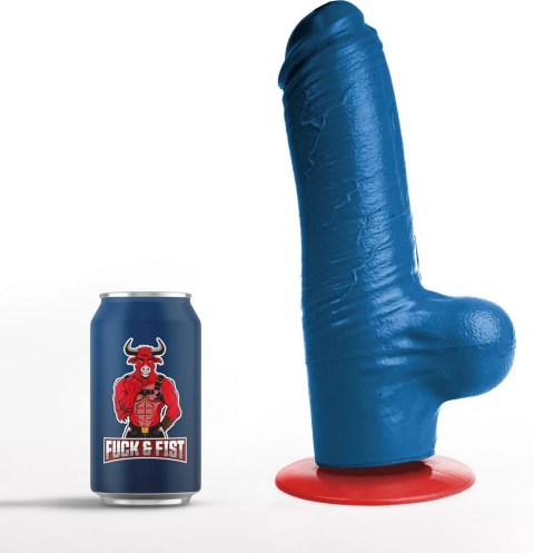 Fuck & Fist Tyr XL Niebieski Model Anatomiczny z Przyssawką 28 cm