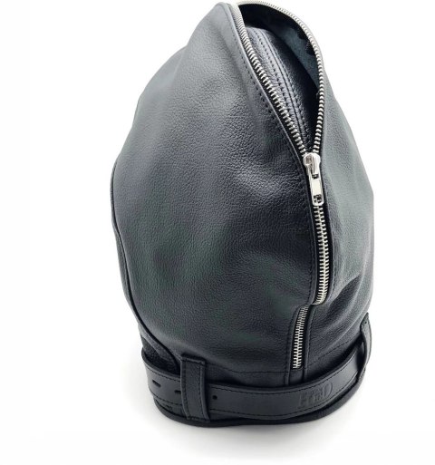 Red Leather Skorzana Kominiarka Black - Europejska Jakość, Roślinny Garbunek