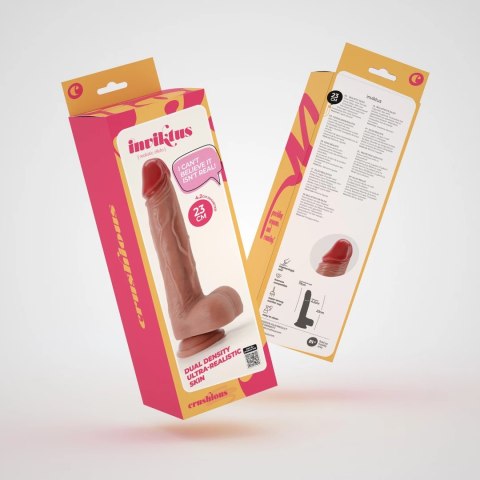 Crushious Inviktus 23 cm - anatomiczny model z płynnego silikonu, beżowy