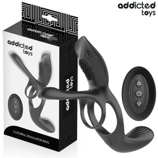 Addicted Toys Double Ring - Podwojny pierścień z anatomicznym stymulatorem