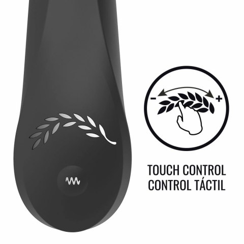 Black & Silver Kean Touch Control - silikonowy model z ładowaniem USB, wodoodporny