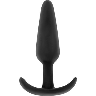 Black&Silver Hansel silikonowa zatyczka analna z małym uchwytem 8,2 cm