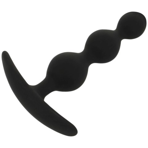 Black&Silver Rupert kulkowy łańcuszek silikonowy 10,5 cm czarny