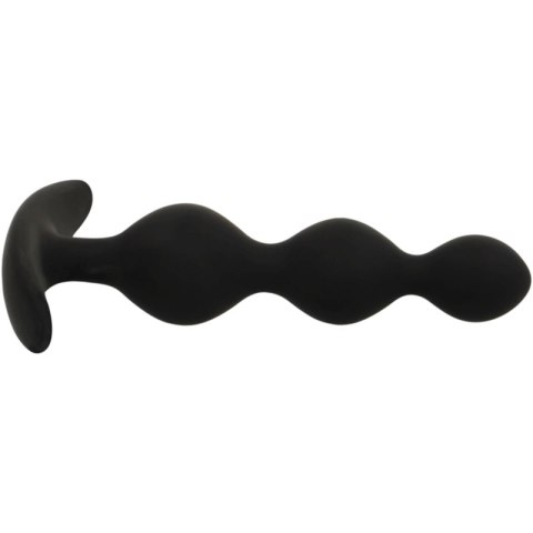 Black&Silver Rupert kulkowy łańcuszek silikonowy 10,5 cm czarny