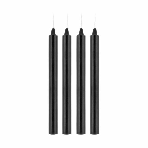 Rosy Gold Zestaw Czterech Świec Drip Candle Set Black do Masażu Skory