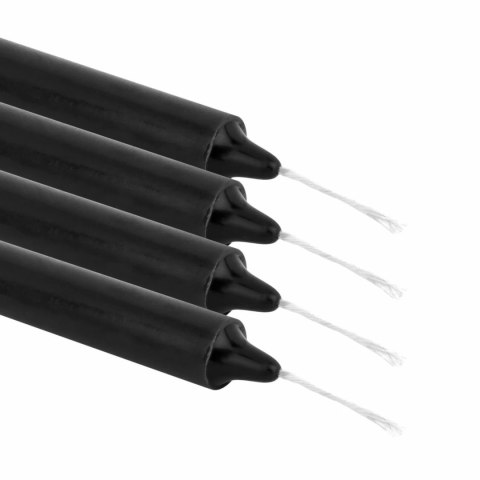 Rosy Gold Zestaw Czterech Świec Drip Candle Set Black do Masażu Skory