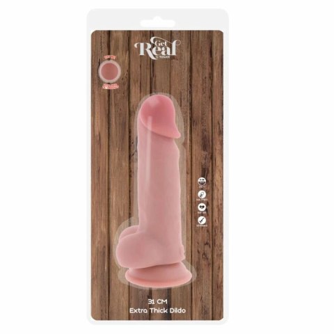 ToyJoy Get Real Deluxe Extra Gruby Model Anatomiczny 31 cm z Przyssawką