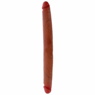 ToyJoy Get Real silikonowy model dwustronny karmelowy 40 cm