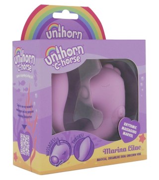Unihorn C-Horse Marina Lilac - dwusilnikowy model silikonowy fioletowy