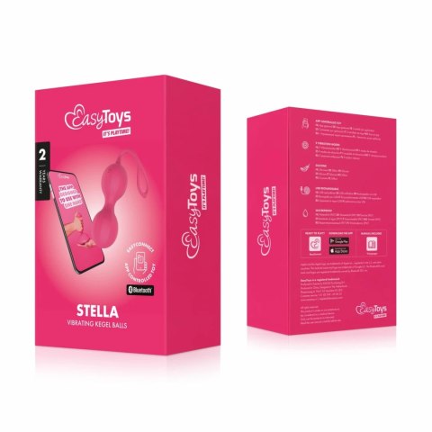 EasyConnect Stella - Kulki do ćwiczeń mięśni dna miednicy z wibracjami, sterowanie aplikacją