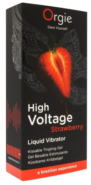 Orgie High Voltage Strawberry 15 ml - żel stymulujący o smaku truskawkowym