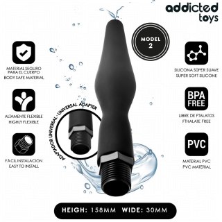 Addicted Toys Model 2 - Szczoteczka do higieny intymnej z adapterem uniwersalnym 158 mm