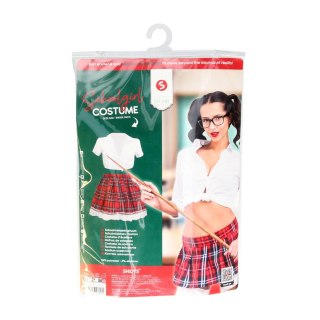 Leg Avenue zestaw przebranie szkolne S/M biała spodniczka i koszula