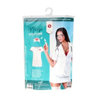 S-Line by Shots Nurse Kostium pielęgniarki S/M biały z opaską