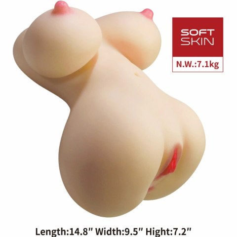 Crazy Bull Fiona Torso anatomiczny 7,1 kg z podwojnym systemem wejść TPR