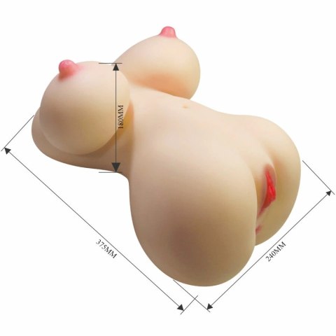 Crazy Bull Fiona Torso anatomiczny 7,1 kg z podwojnym systemem wejść TPR