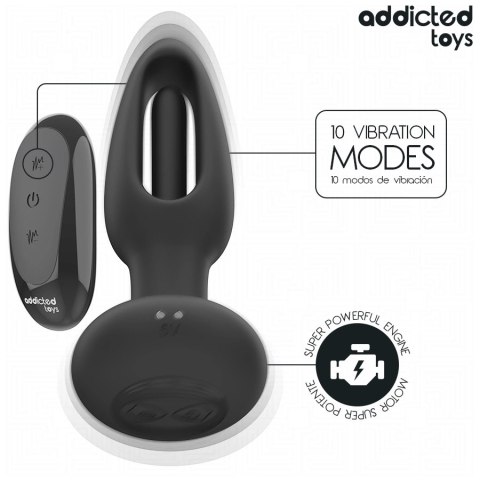 Addicted Toys Model 59739 - Korek z funkcją wibracji i pilotem bezprzewodowym