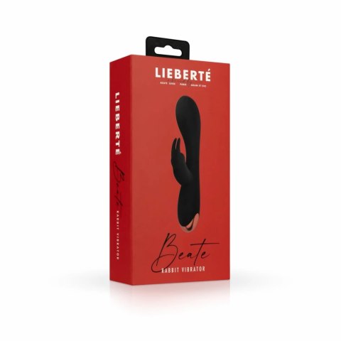 Lieberte Beate wielofunkcyjny wibrator kroliczek silikonowy rożowy