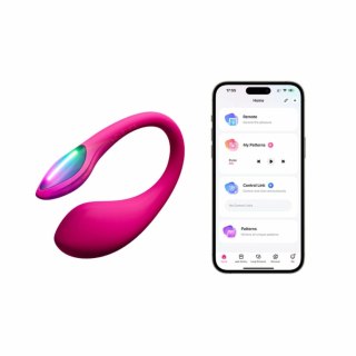 Lovense Lush Mini - bezprzewodowy system intymny, silikonowy, rożowy