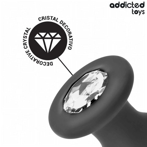 Addicted Toys Korek Anatomiczny z Ozdobą M 10,4 cm silikonowy