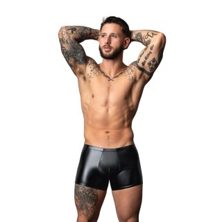 Male Power Liquid Onyx 2.0 Short Pouch L Czarny Wetlook