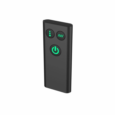 Nexus Beat - Wibrujący masażer analny z pilotem, silikonowy, czarny 11,2cm